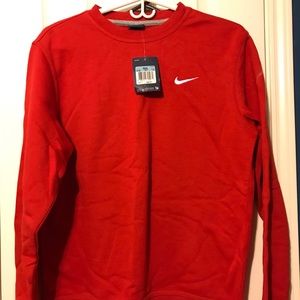 Red Nike sweatshirt